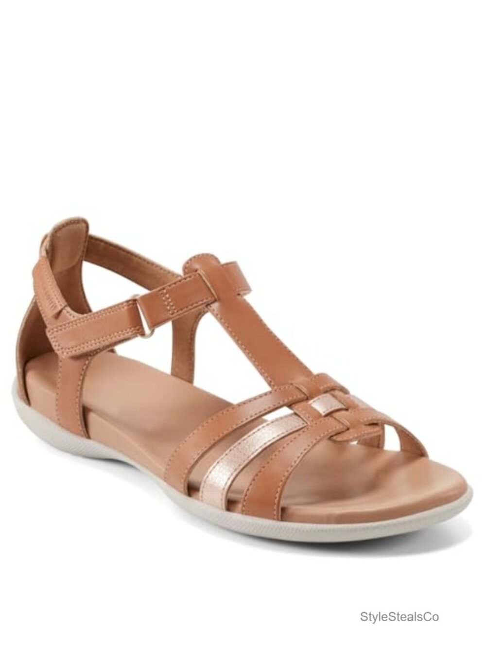Walkable Fisherman Sandal with Arch Support, 1" Heel, Hook & Loop Closure
